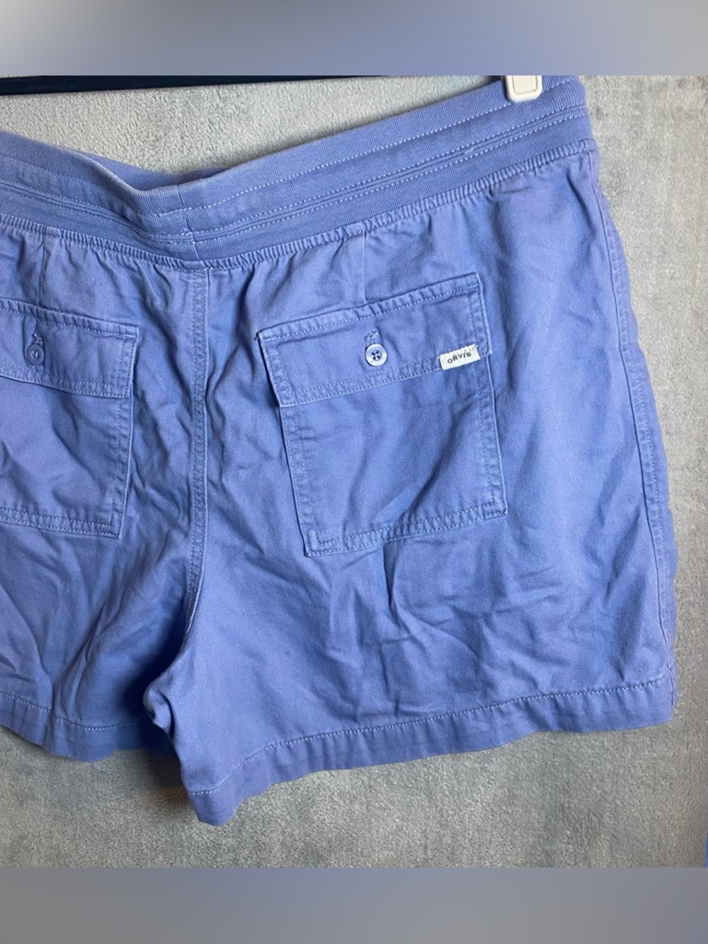 Orvis outdoor casual summer blue  Drawstring Athletic Shorts size XL stretch - Picture 4 of 4